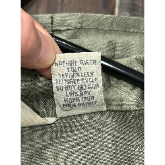 J. Jill Womens 100% Silk Blazer Jacket Size 18 Olive Green - Picture 8 of 9